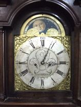 Barwise, Cockermouth, a late-George III mahogany longcase clock with swan-neck pediment, reeded