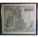 Frederick de Wit, "Angliae, Scotia et Hibernia", an uncoloured map of the British Isles, 49 x 57cm.