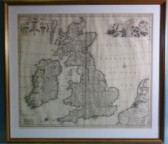 Frederick de Wit, "Angliae, Scotia et Hibernia", an uncoloured map of the British Isles, 49 x 57cm.