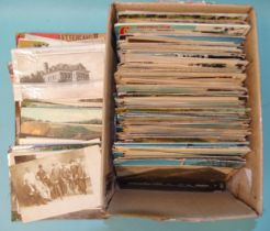 Approximately 500 postcards, mainly topographical, an album of approximately 220 postcards, mainly