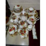 Sixty-six pieces of Royal Albert Old Country Roses  tea, coffee and dinner ware, a Losol Ware