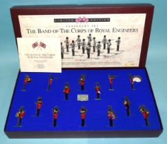 Britains, no.260 The band of the Corps of Royal Engineers, no.369 of a limited-edition of 1500, (