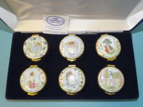 Crummles & Co, Exclusively Commissioned for Royal Doulton, a cased set of six Beatrix Potter Peter