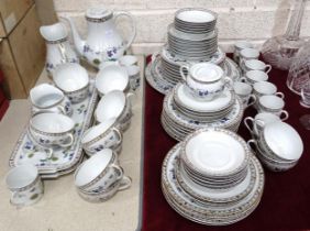 Approximately seventy-seven pieces of Haviland Limoges 'Imperatrice Eugenie' decorated tea and