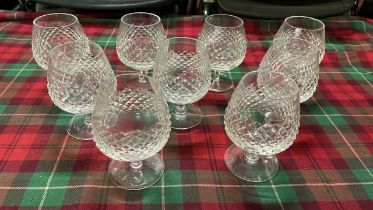 BOX 9 WATERFORD CRYSTAL GLASSES