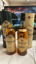 10 Y O GLEN DEVERON 70CL 40% & AUCHENTOSHAN 70CL 40%