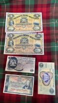 5 x £5 NOTES