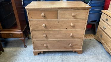 2 OVER 3 PINE CHEST DRAWERS