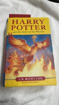 BOOK-FIRST EDITION HARRY POTTER & THE ORDER OF THE PHOENIX