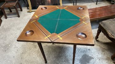 INLAID ENVELOPE GAMES TABLE
