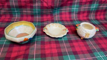 3 PCS CLARIC CLIFF - CELTIC HARVEST - CROCUS BOWL - NO LID