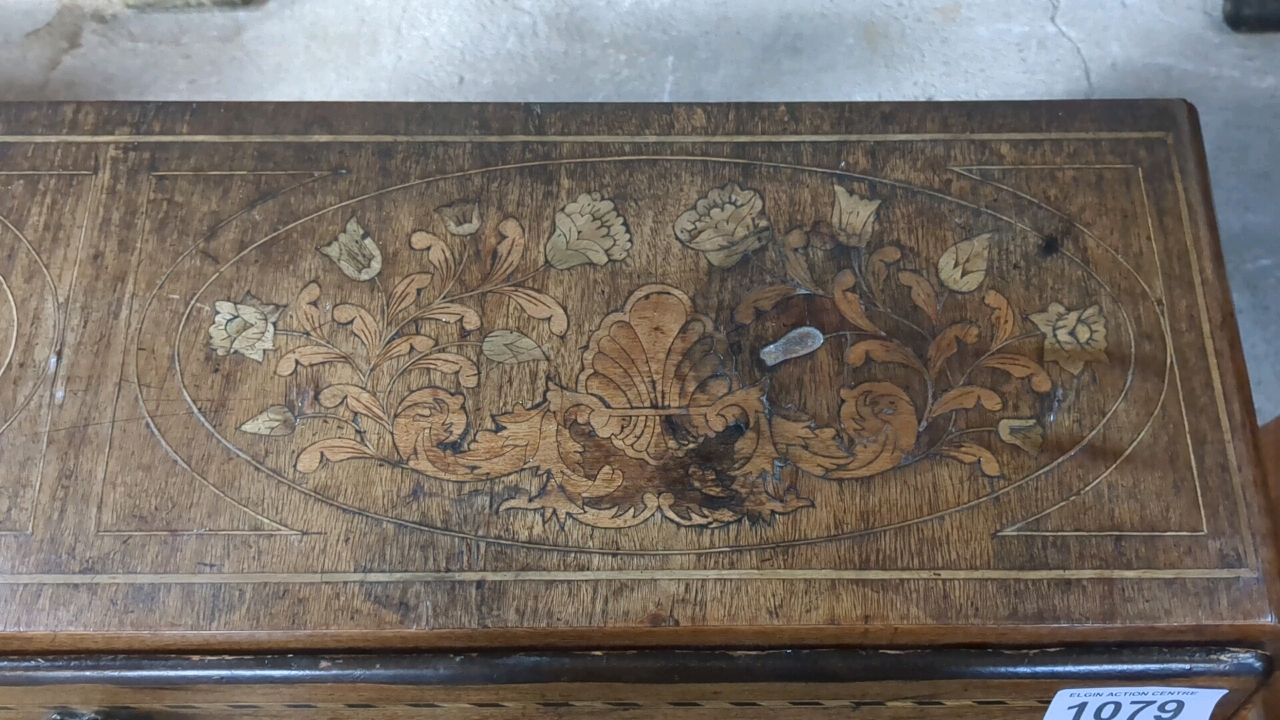 FRENCH STYLE MARQUETRY DESK - Image 5 of 13