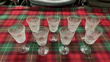 BOX 8 WATERFORD CRYSTAL GLASSES