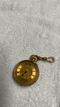 14K GOLD PENDANT WATCH - HINGE BROKEN (AF)