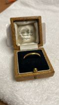 18 CT GOLD WEDDING BAND RING