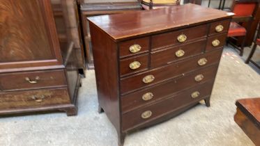 MAHOGANY SECRETAIRE CHEST (AF)