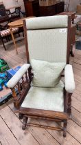 ROCKING CHAIR & CUSHION (AF)