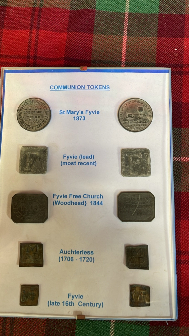 Sale Item: FRAMED COMMUNION TOKENS Vat Status: No Vat Buyers Premium ...