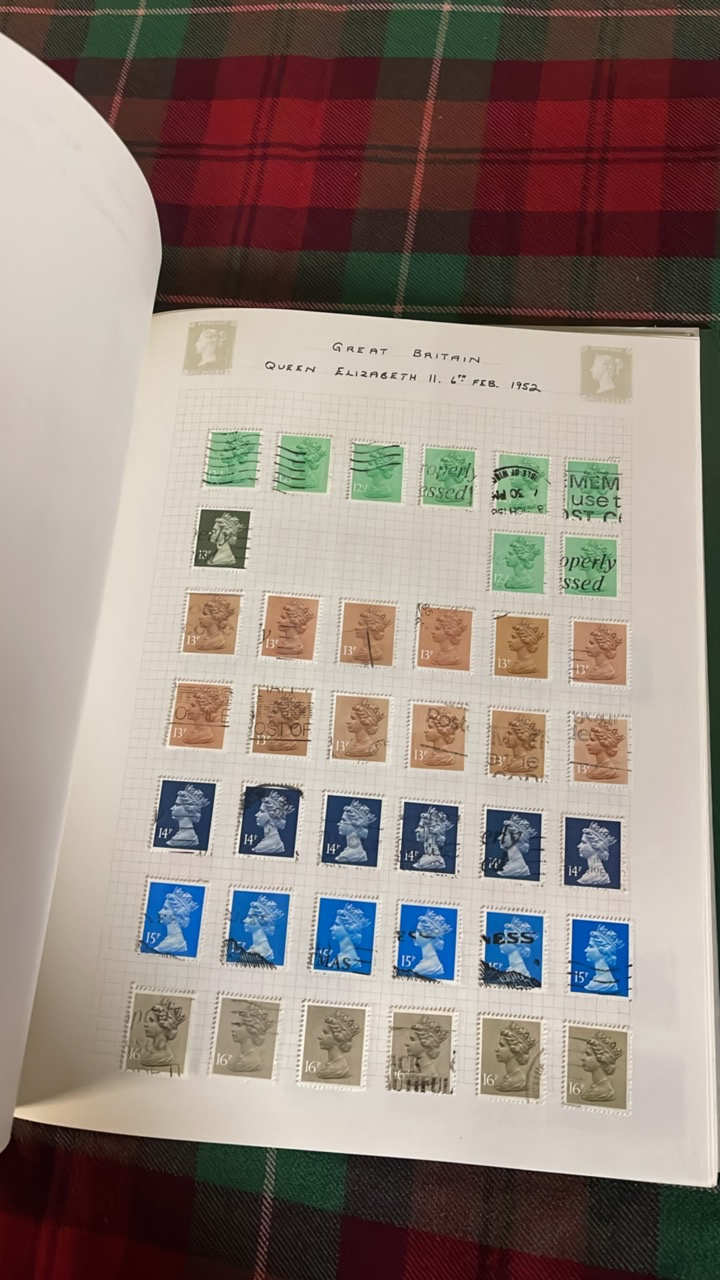 STAMP ALBUM GREAT BRITAIN STAMPS - Image 31 of 50