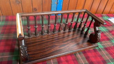 MAHOGANY REPRO BOOK STAND