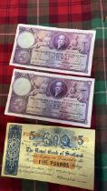 3 x £5 NOTES