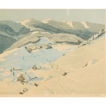 IWAN, FRIEDRICH (1889-1967), "Verschneite Gebirgslandschaft",