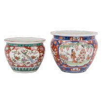 2 Imari-Cachepots, JAPAN, 20. Jh.: