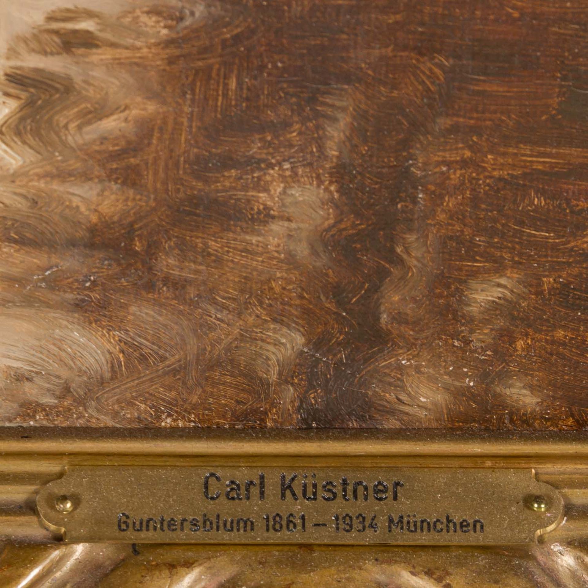 KÜSTNER, KARL (1861-1934) "Flusslandschaft" - Bild 4 aus 7