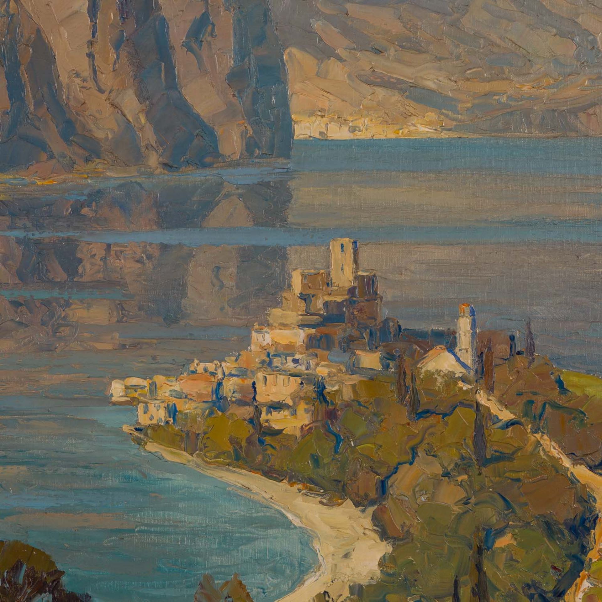 MERCKER, ERICH (1891-1973) "Burg Malcesine an Gardasee" - Bild 4 aus 6