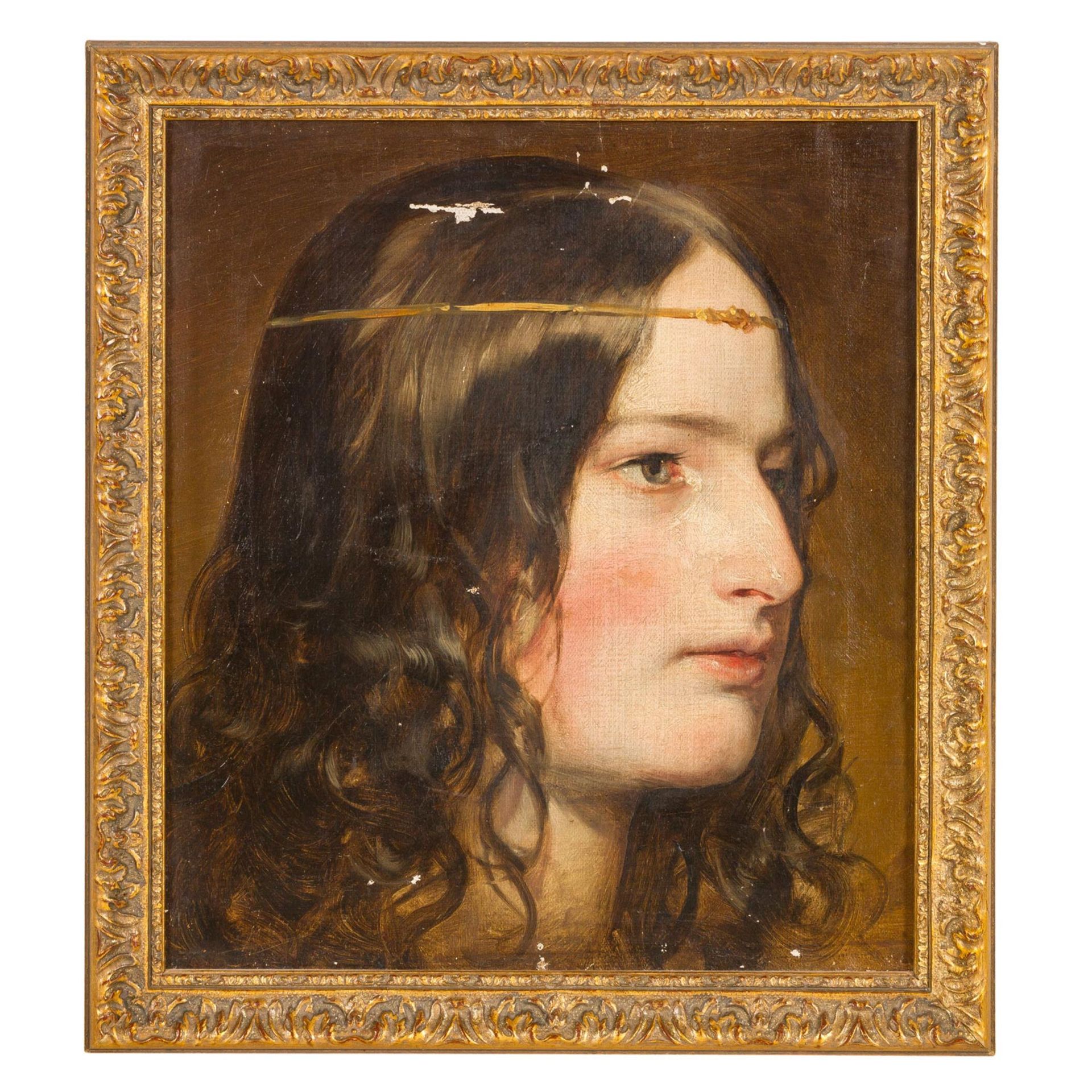 ZUGESCHRIEBEN AMERLING, FRIEDRICH RITTER VON (1803-1887), Damenbildnis, - Bild 2 aus 10