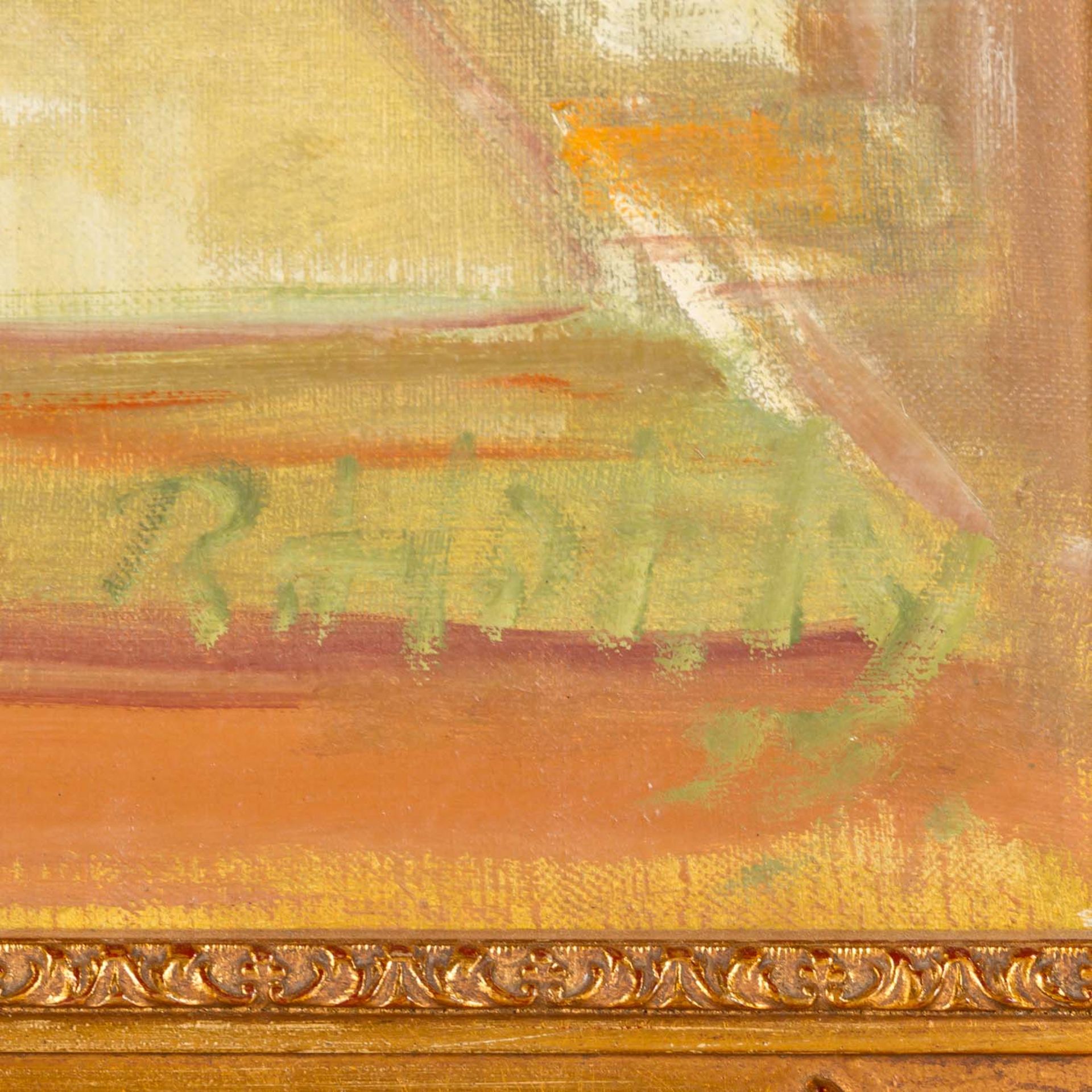 HOHLY, RICHARD (1902-1995), "Blumen in Vase am geöffneten Fenster", - Bild 3 aus 7