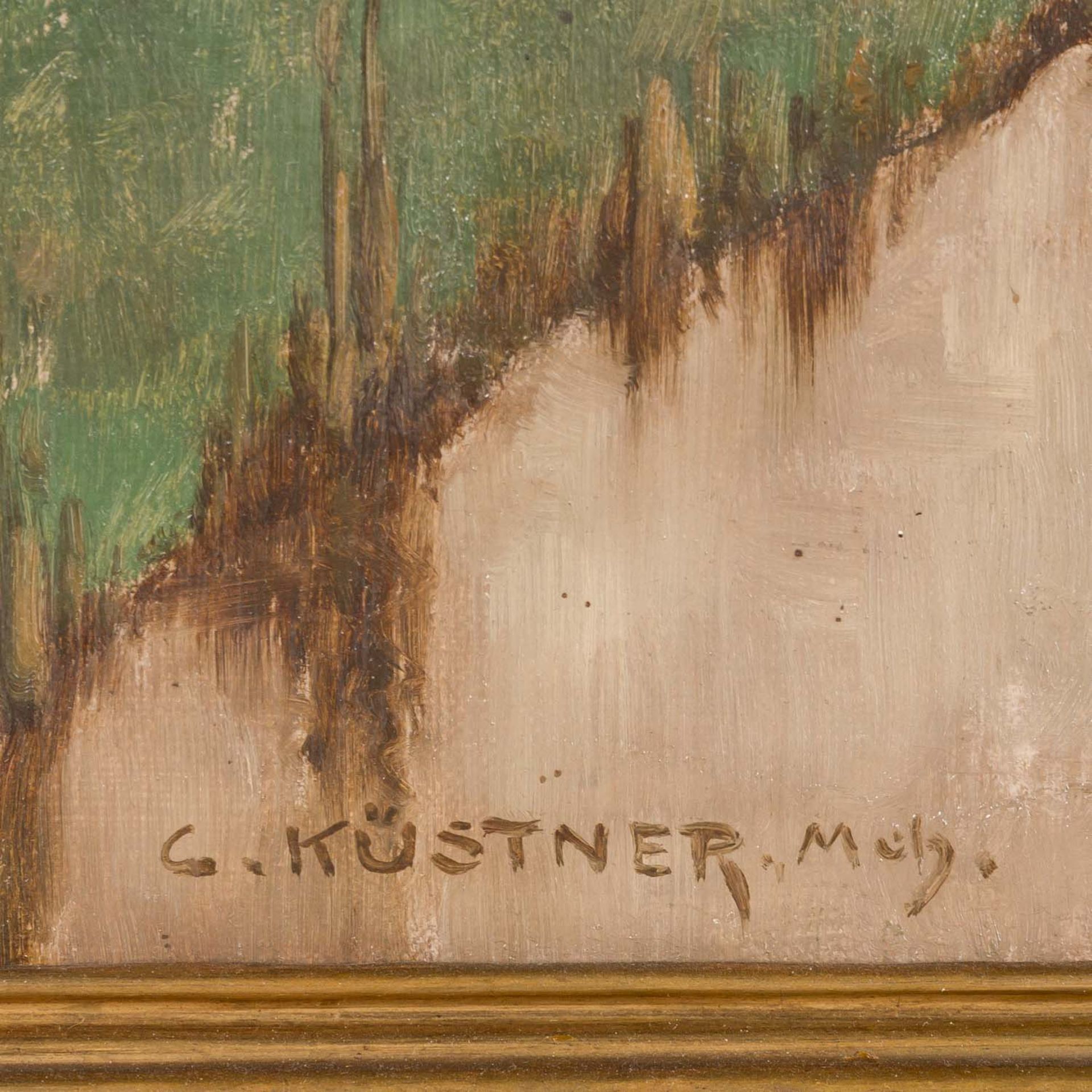 KÜSTNER, KARL (1861-1934) "Flusslandschaft" - Bild 3 aus 7