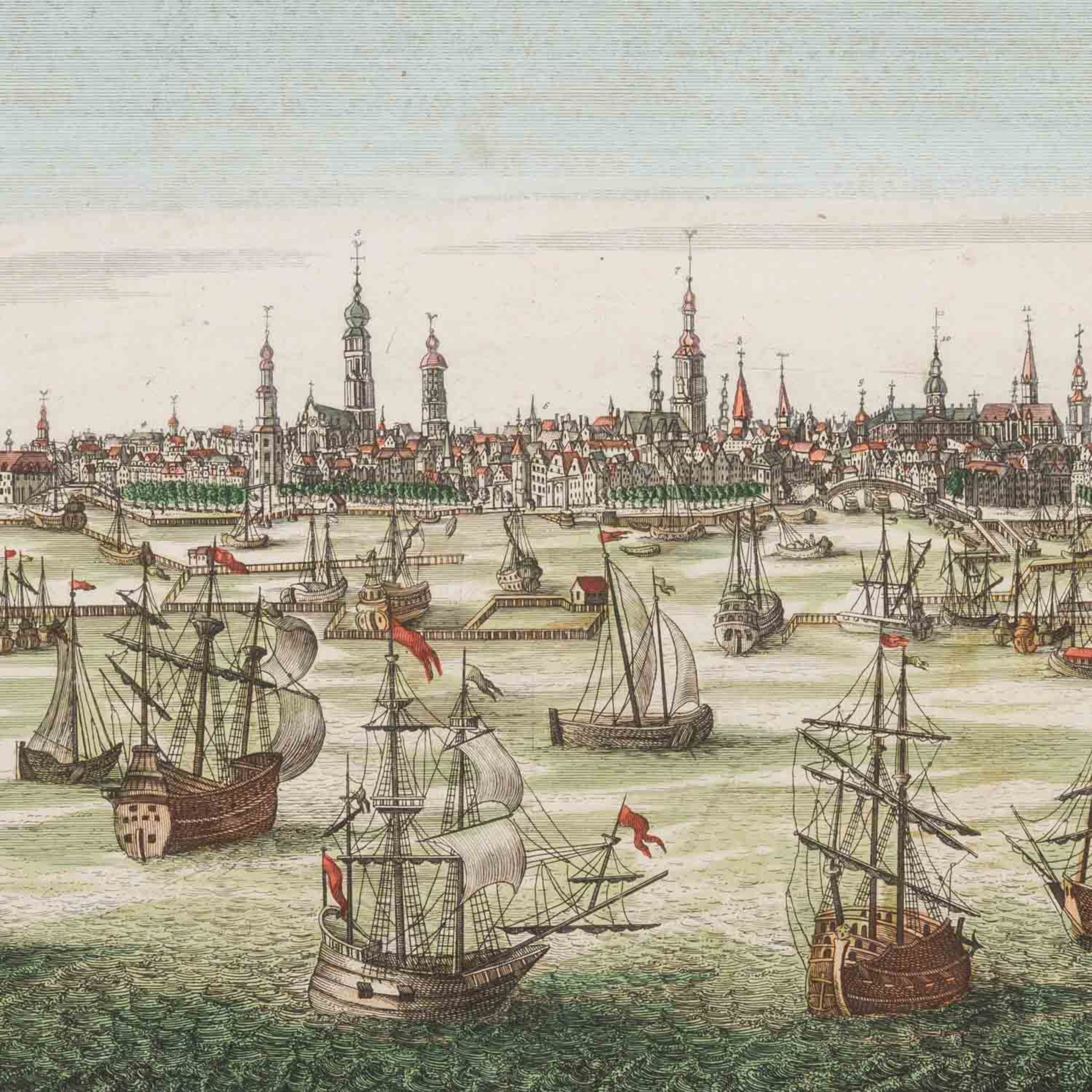 PROBST, GEORG BALTHASAR (1732-1801) "Ansich von Amsterdam" - Bild 3 aus 6