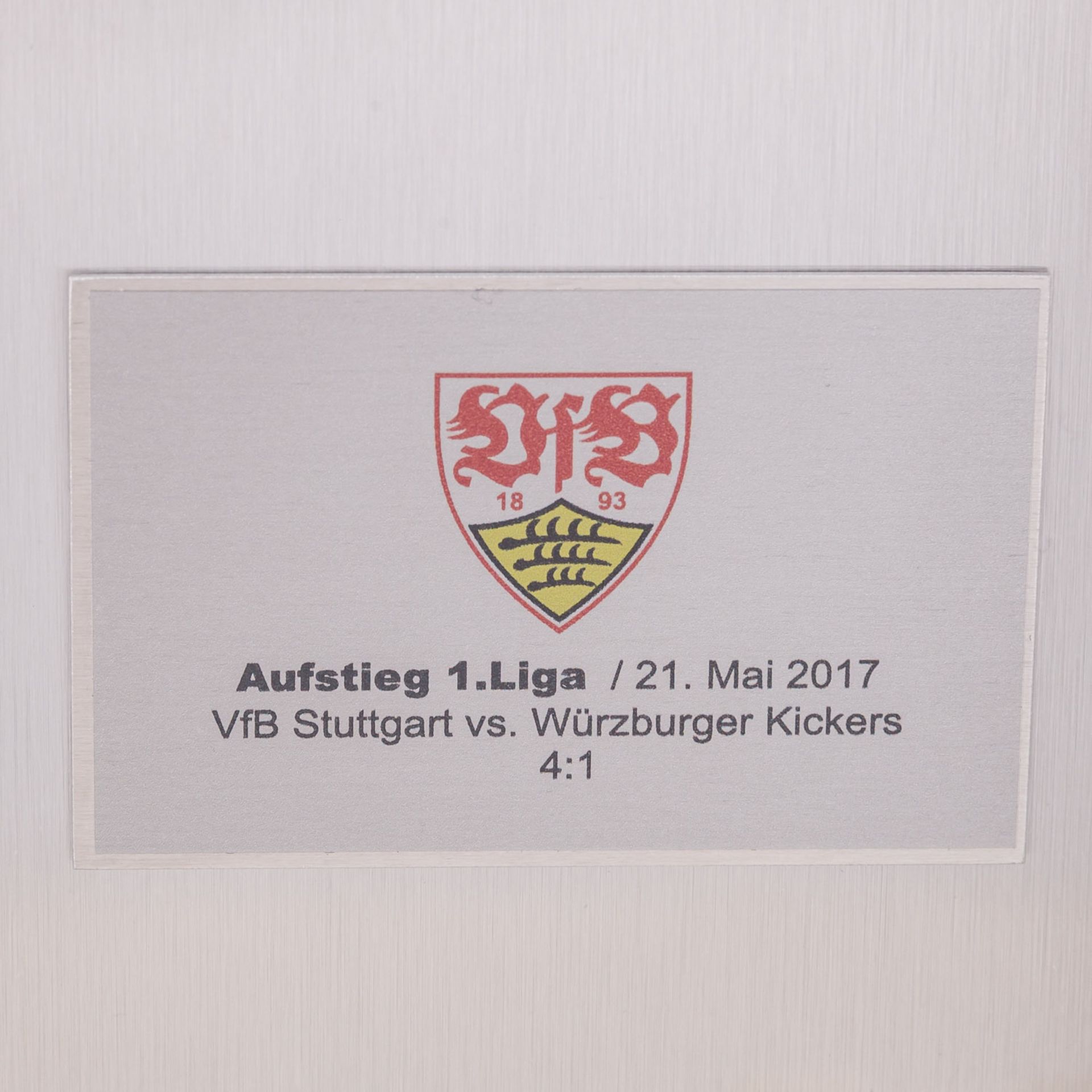 FUSSBALL - VfB Stuttgart Heimtrikot 16/17, - Bild 3 aus 4
