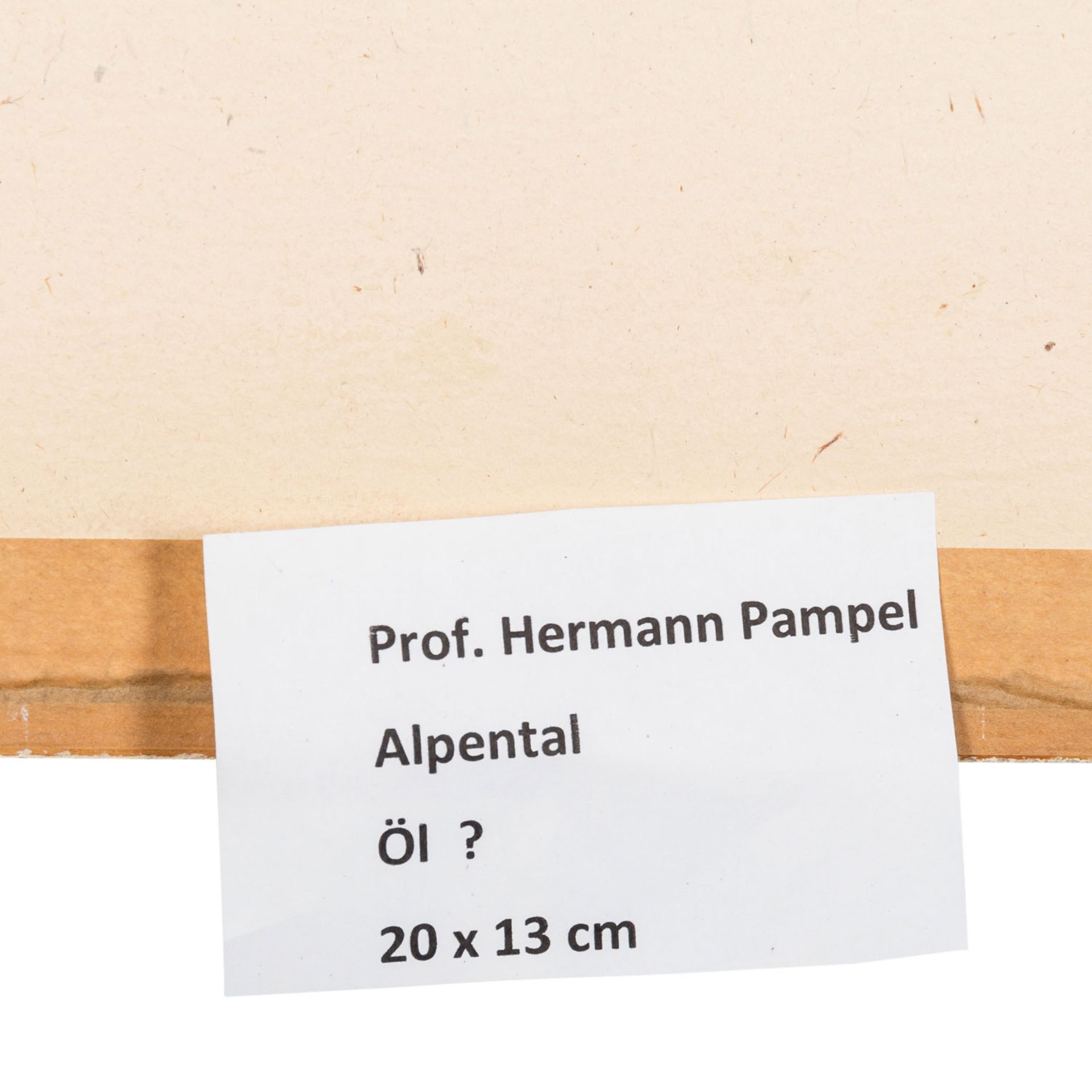 PAMPEL, HERMANN (1867-1935; Prof.), "Alpental", - Image 7 of 8