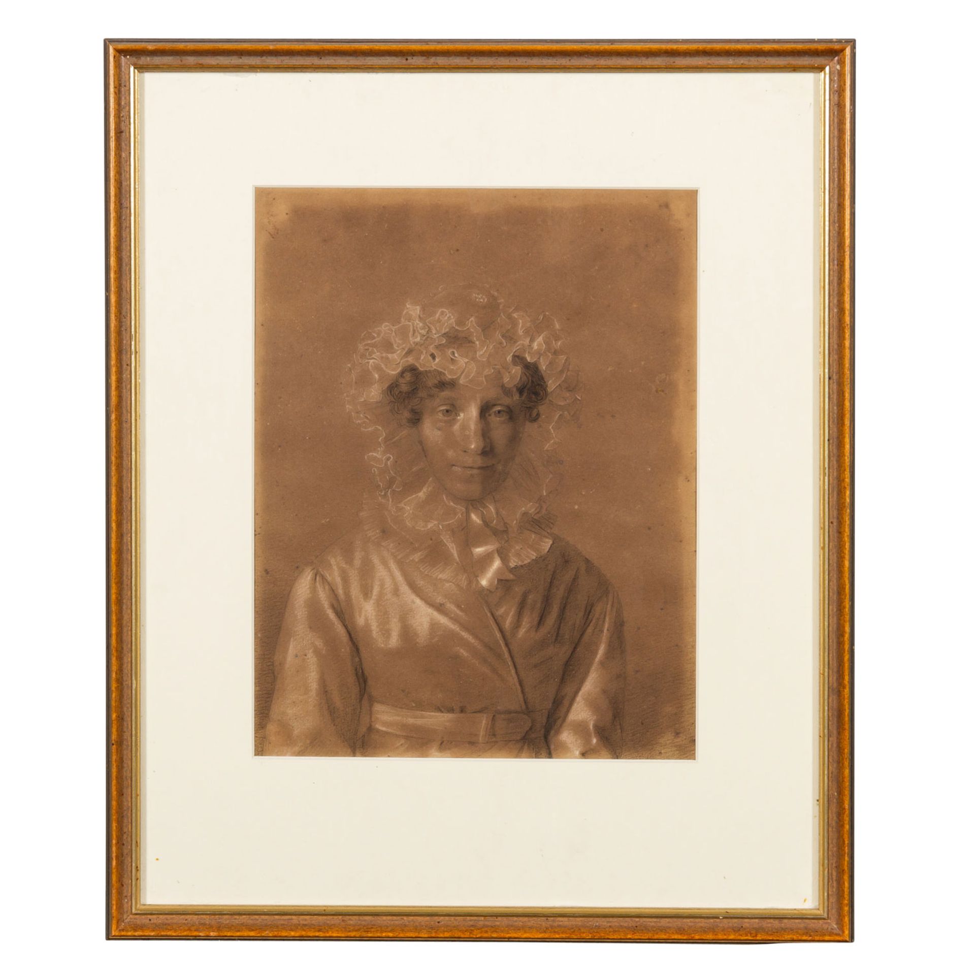 ZUGESCHRIEBEN ENDER, THOMAS (1793-1875), Brustbildnis einer Frau, - Image 2 of 5