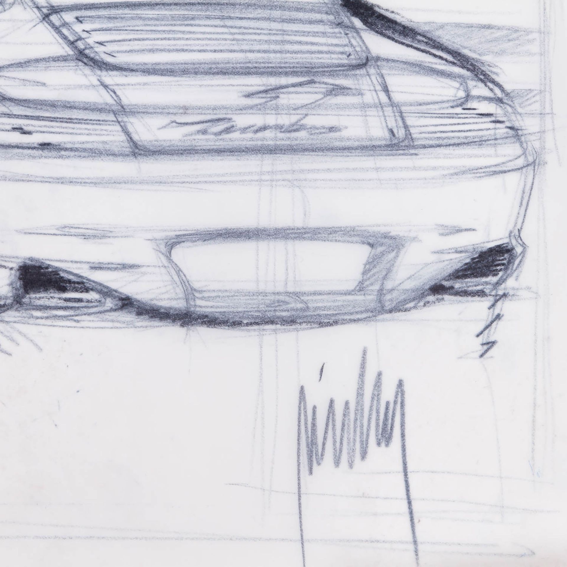 PORSCHE - 911 (996) Turbo Design Skizze, - Bild 4 aus 4
