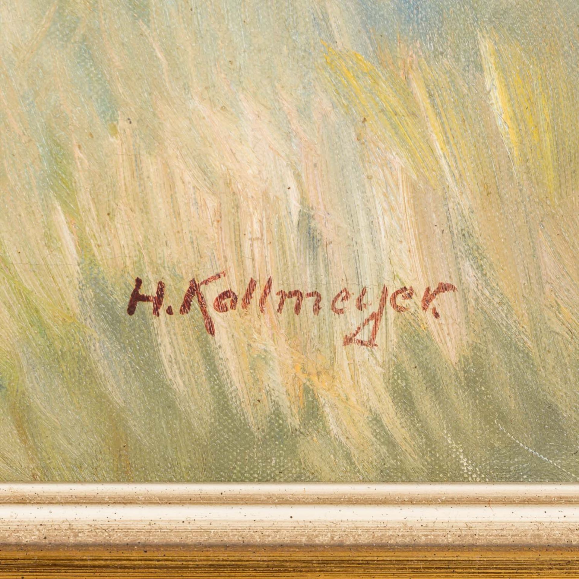 KALLMEYER, HANS (1882-1961), "Elch auf einer Lichtung", - Bild 3 aus 6