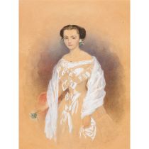 ZUGESCHRIEBEN DAFFINGER, MORITZ MICHAEL (1790-1849), Portrait einer jungen Braut,