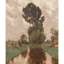 KÜSTNER, KARL (1861-1934) "Flusslandschaft"