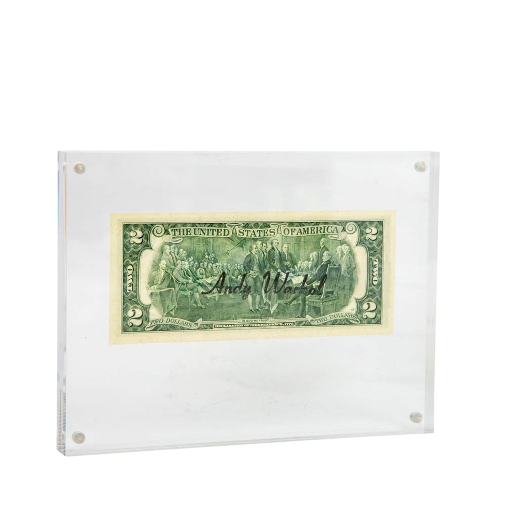 WARHOL, ANDY (1928 - 1987), "2-Jefferson Dollars", 1976,  - Bild 2 aus 2