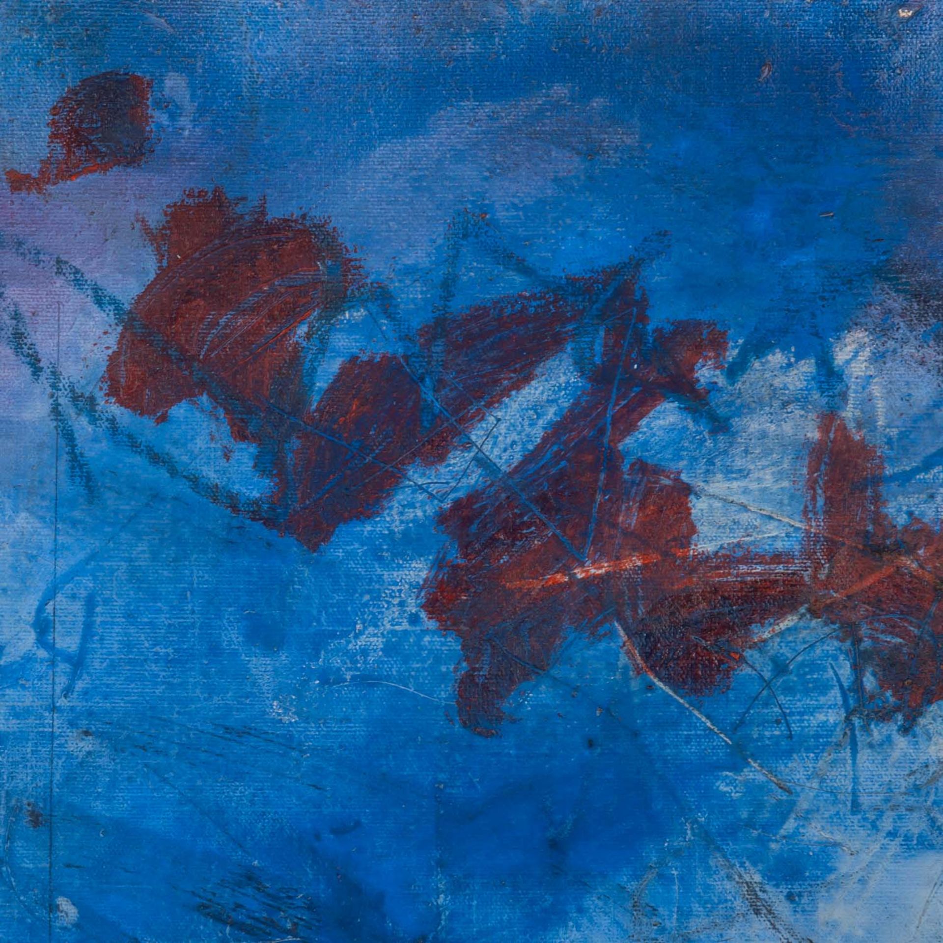 BUNSEN, FREDERICK (1952) "Abstrakte Komposition" 1997 - Image 2 of 5