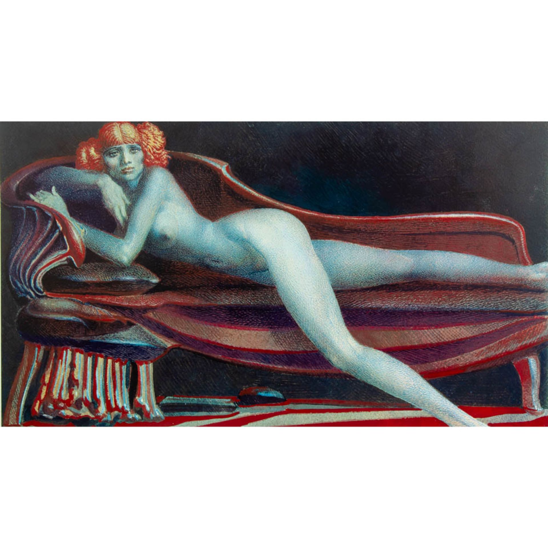 FUCHS, ERNST (1930-2015) "Die Nymphe Grammophon, Perseus und die Nymphe und Lolita" 1979 - Image 2 of 14