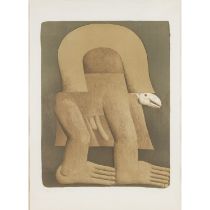 ANTES, HORST (1936), "Figur mit Schlangenkopf", 1971,