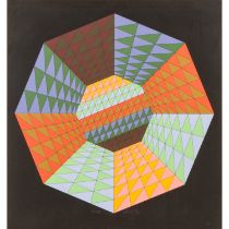 VASARELY, VICTOR (1906-1997) "Heisenberg" 1979