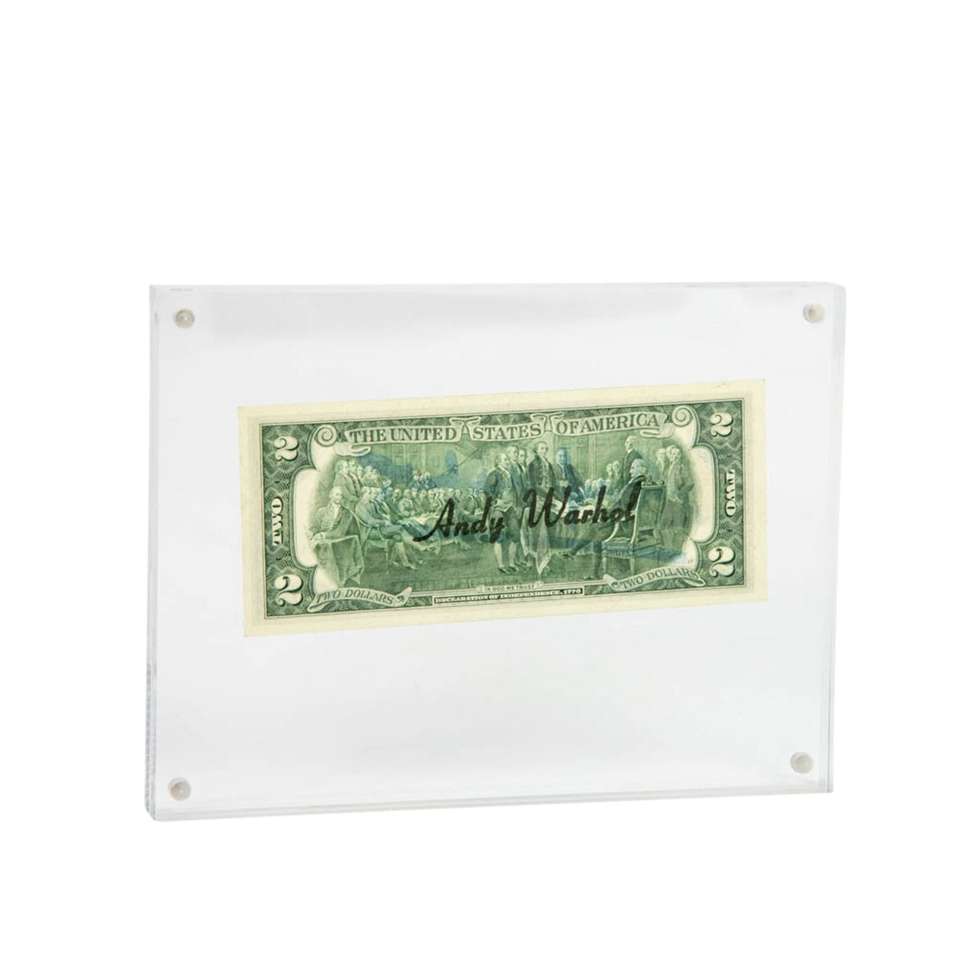 WARHOL, ANDY (1928 - 1987), "2-Jefferson Dollars", 1976, - Image 2 of 2