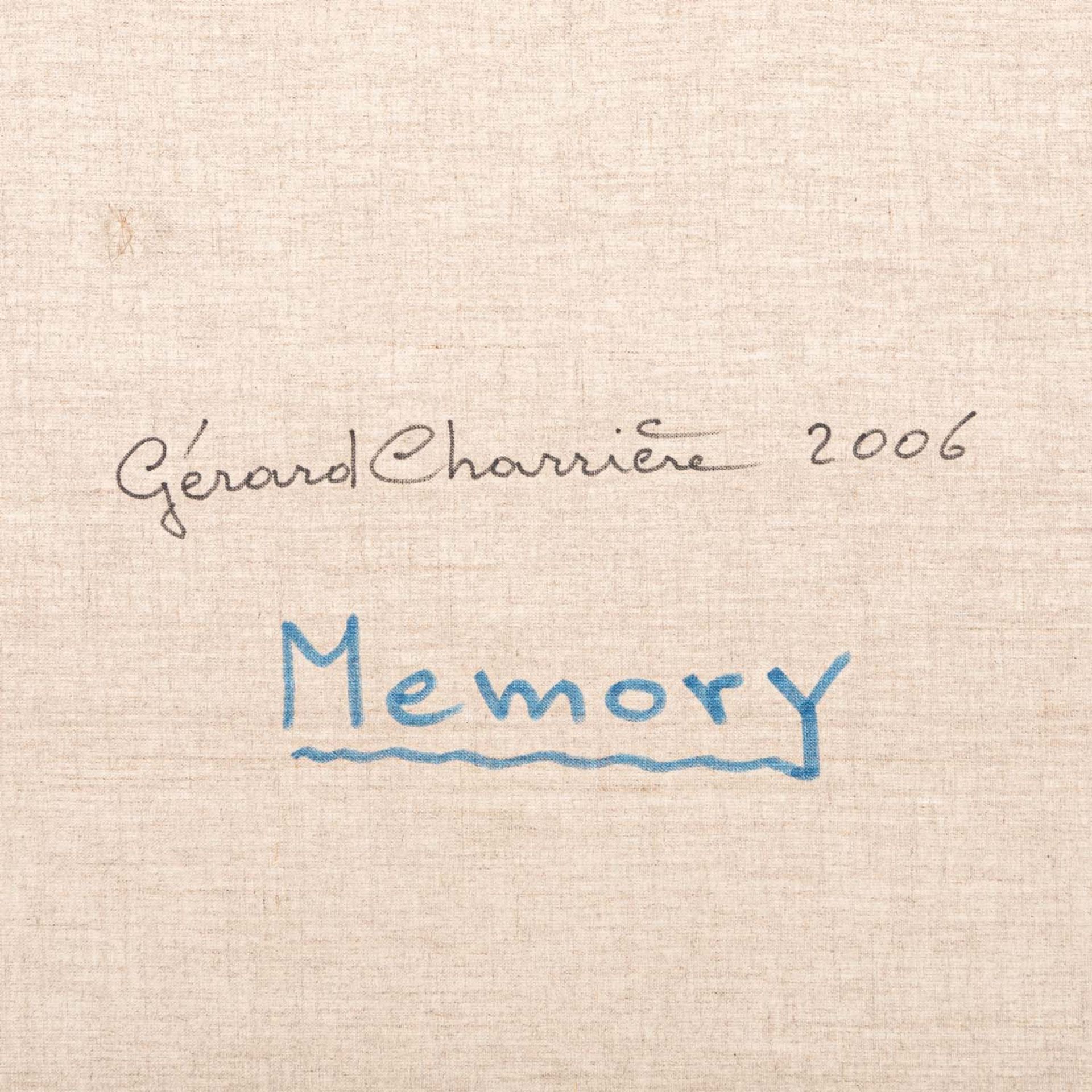 CHARRIERE, GERARD (geb. 1935), "Memory", 2006, - Bild 5 aus 5
