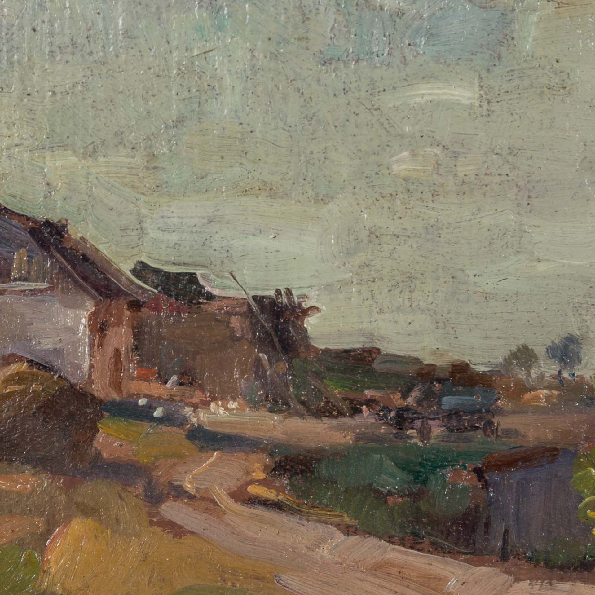 CSALLÓKÖZI FARKAS, LÖRINC (1898-1973) "Rande eines Dorfes" - Image 4 of 7