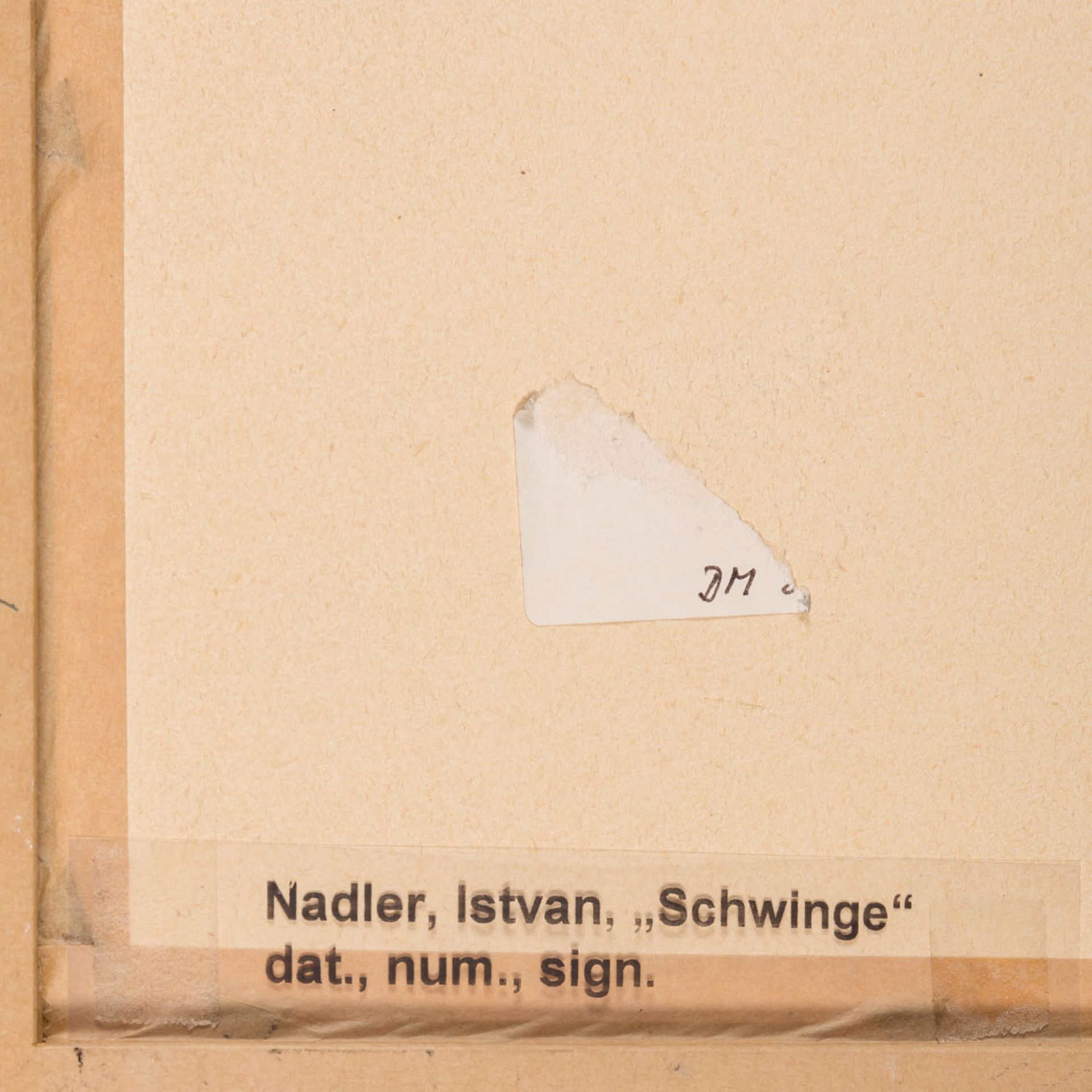 NADLER, ISTVAN (1938), "Schwinge Rechts und Links", 1993, - Image 8 of 8