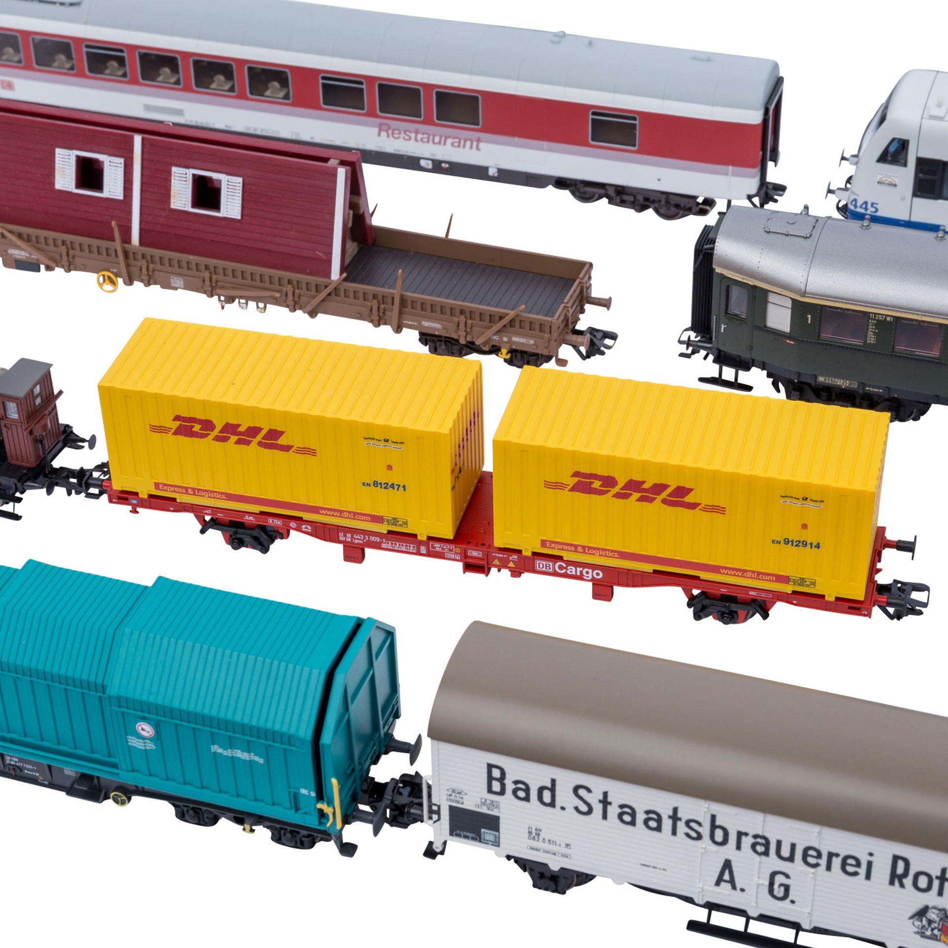 MÄRKLIN/ROCO Konvolut aus Lokomotiven, Schienenfahrzeuge, Güter- und Personenwagen, Spur H0, - Image 6 of 14